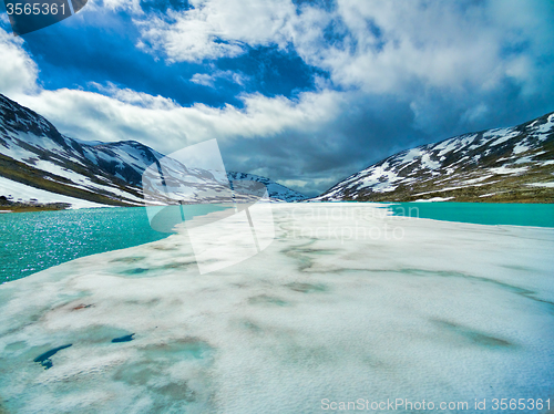 Image of Thin ice on water