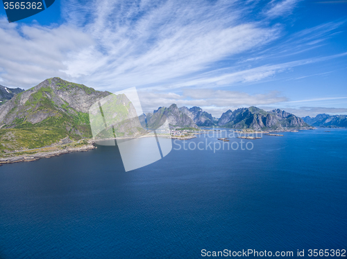 Image of Picturesque coastline on Lofoten