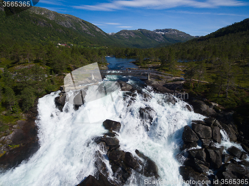 Image of Likholefossen waterfalls