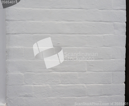 Image of White brick wall background