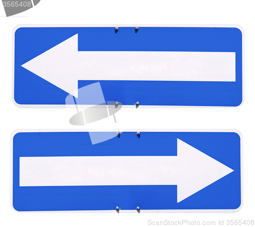 Image of Direction arrow sign