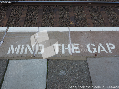 Image of Mind the gap in London