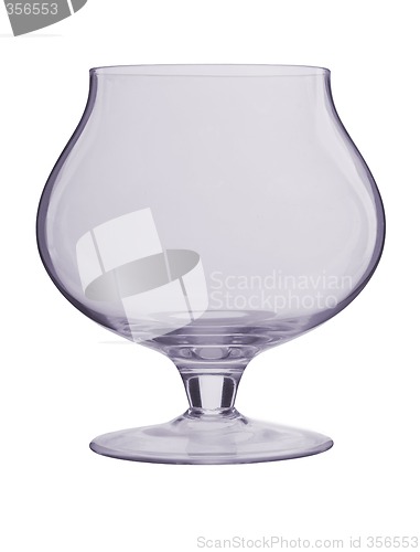 Image of Brandy empty glass isolated