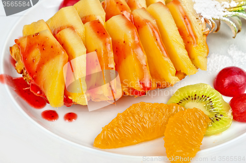 Image of Fresh organic fruit salad