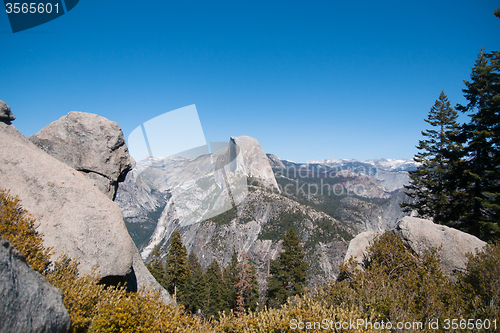 Image of Hiking panaramic train in Yosemite