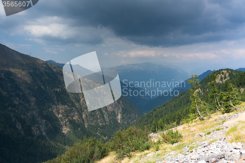 Image of Dramatic mountain landscape