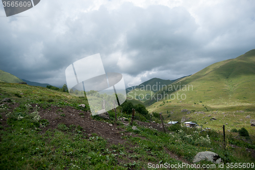 Image of Hiking in mountains