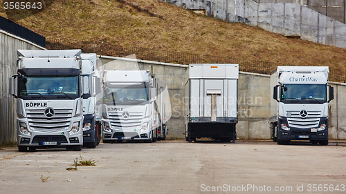 Image of Kiev, Ukraine - OCTOBER 10, 2015: Mercedes Benz star experience. The interesting of test drives