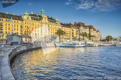 Image of Stockholm harbor