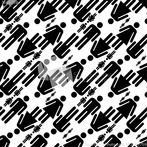 Image of male female seamless background