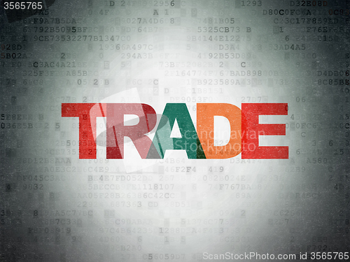 Image of Business concept: Trade on Digital Paper background