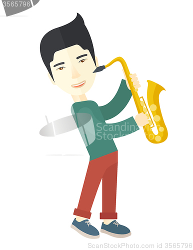 Image of Saxophonist.