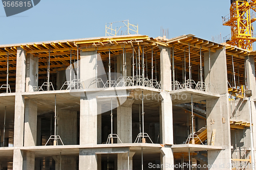 Image of Concrete monolithic carcass of new building