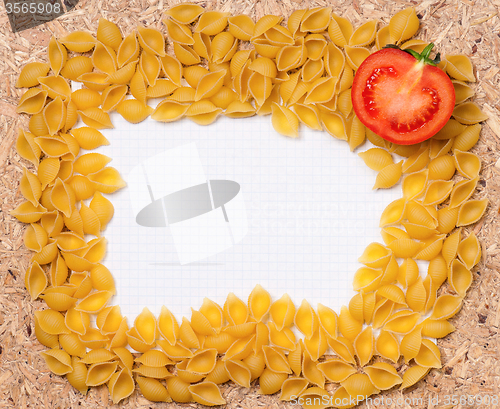 Image of Frame of pasta