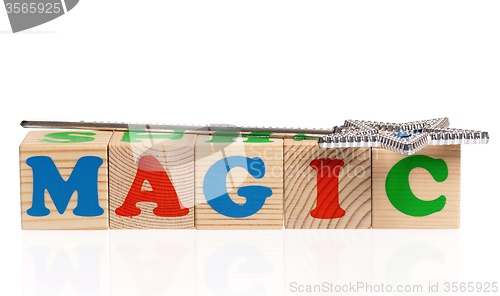 Image of Wooden cubes