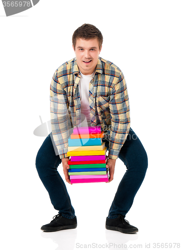 Image of Student with books