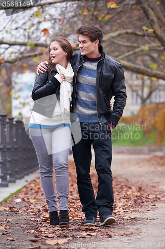 Image of autumn couple