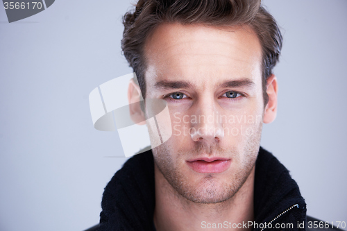 Image of handsome young man portrait