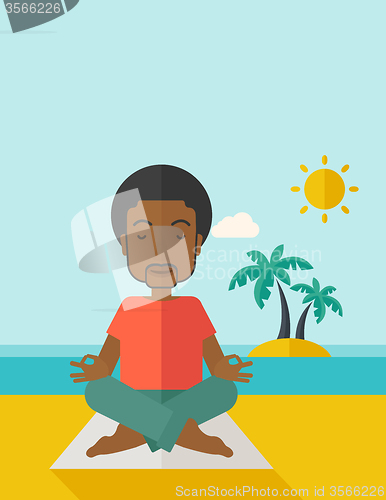Image of Yoga man