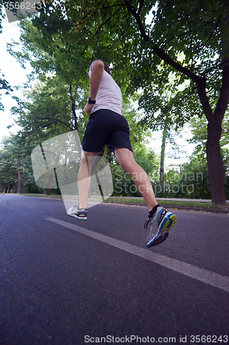 Image of man jogging