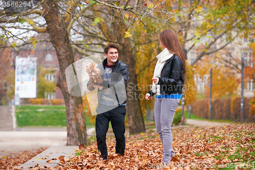 Image of autumn couple