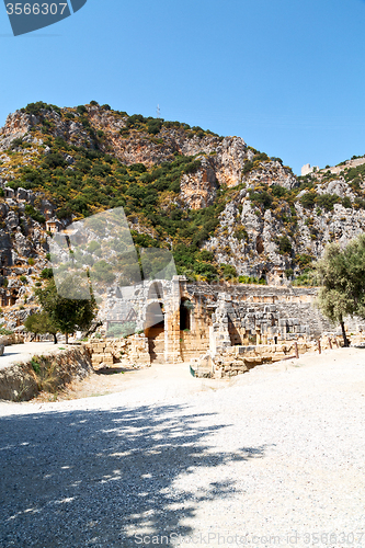 Image of myra in turkey  d indigenous tomb  