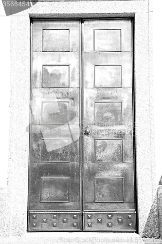 Image of old   door    in italy old ancian wood and traditional  texture 
