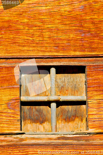 Image of in europe milan old  venetian blind wall