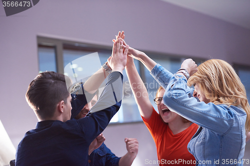 Image of happy students celebrate