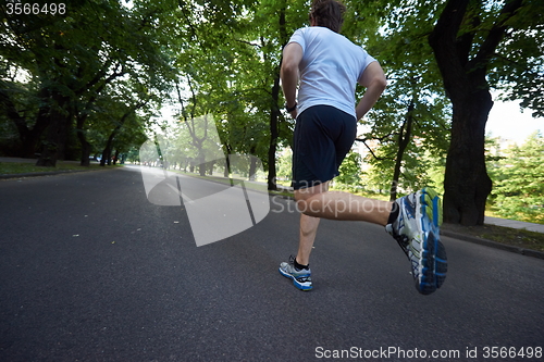 Image of man jogging