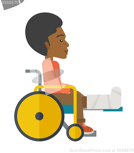 Image of Patient in wheelchair.