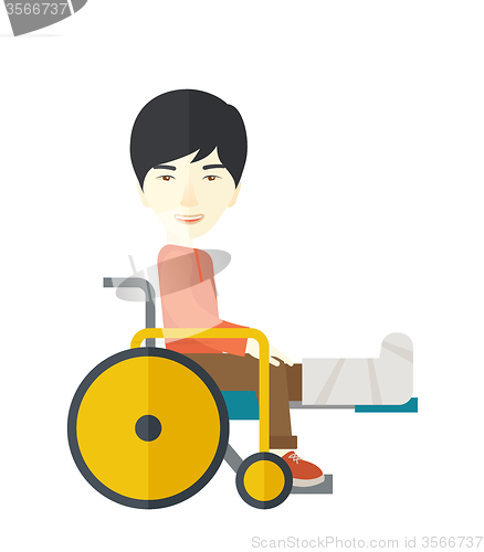 Image of Patient in wheelchair.