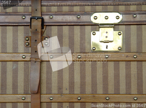 Image of antique luxury suitcase