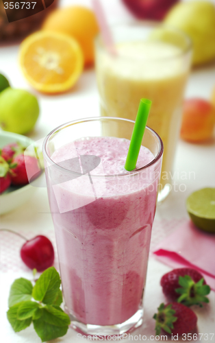 Image of fruit smoothies