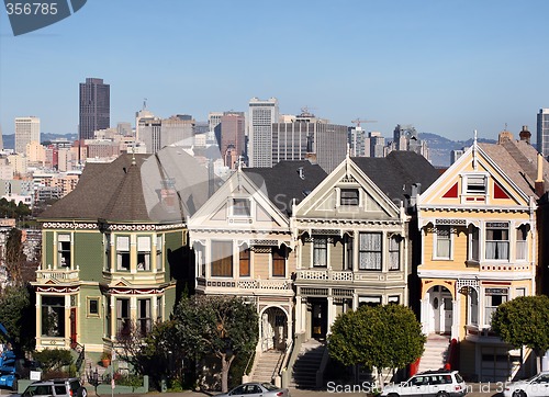 Image of Victorian houses in San Francisco