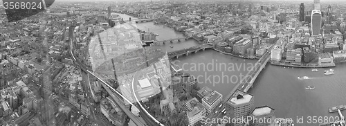 Image of Black and white View of London