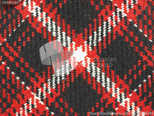 Image of Tartan fabric background