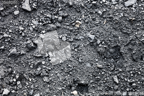 Image of Black coal background