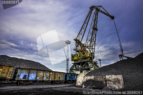 Image of Port Crane in Coal Port