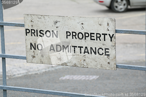 Image of Prison No Admittance