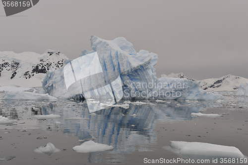 Image of Icebergs in Antarctica