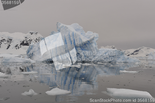 Image of Icebergs in Antarctica