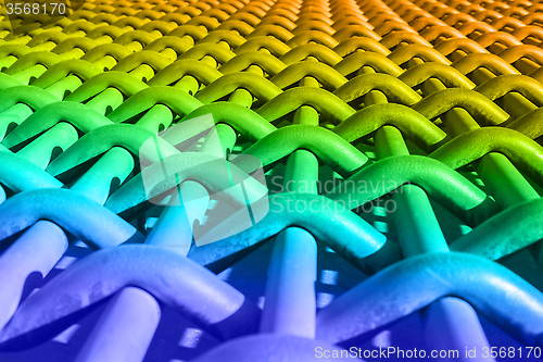 Image of Colorful Steel network background