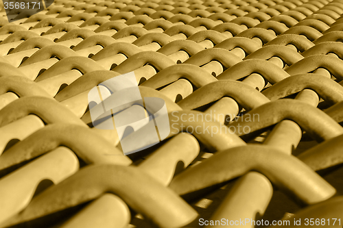 Image of Gilded network wire background
