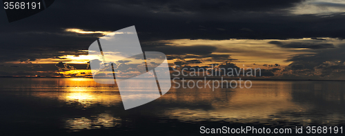 Image of Sunset in Antarctica