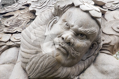 Image of Statue of Man with Beard