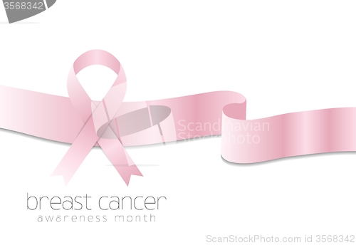 Image of Breast cancer awareness month vector background