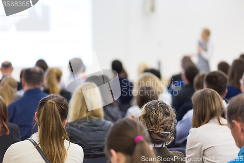 Image of Audience in the lecture hall.