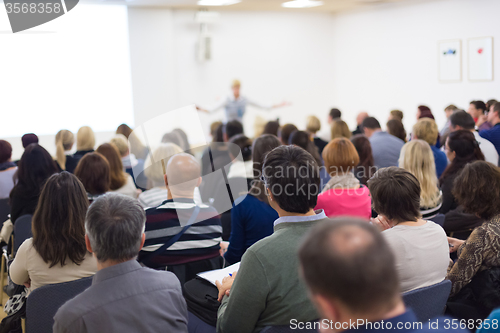 Image of Audience in the lecture hall.