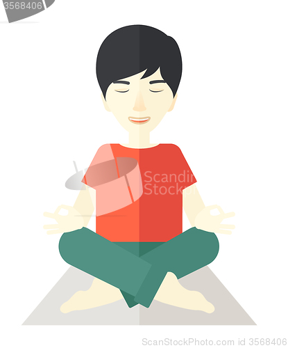 Image of Yoga man